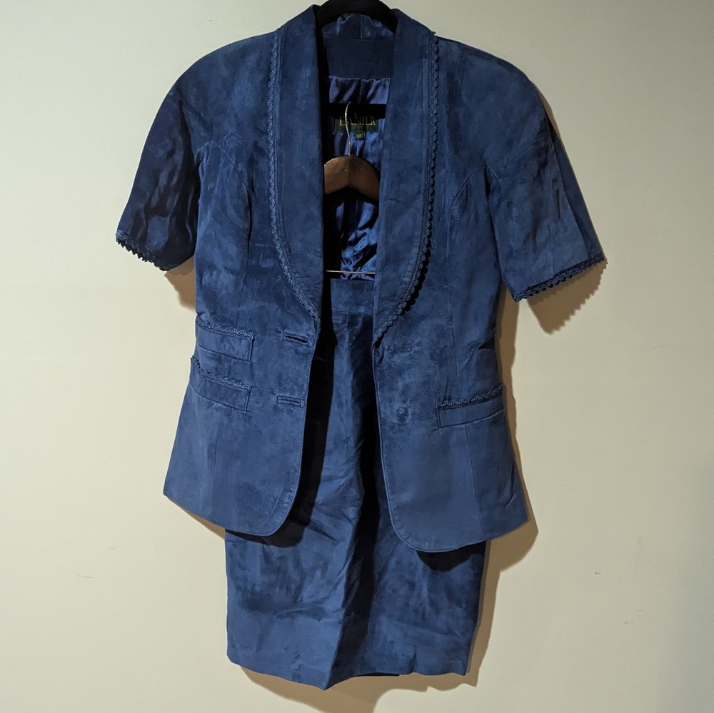 Vintage Danier Skirt Suit Blazer